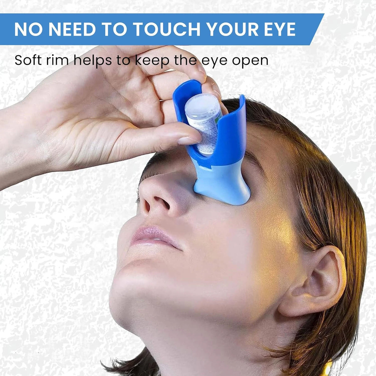 Eyedrop Guide Aid - Reusable Eye Drops Holder and Applicator Tool Default Title