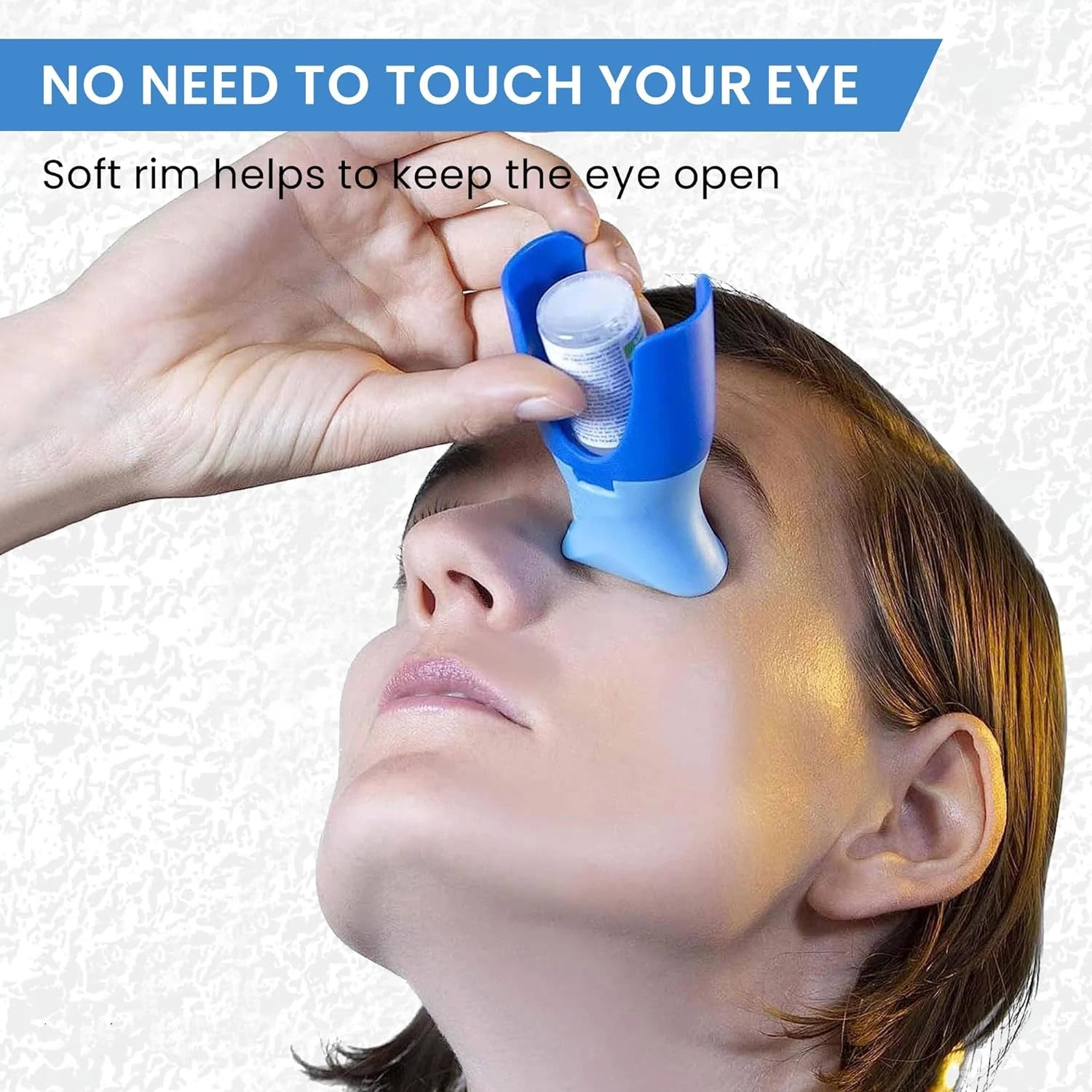 Eyedrop Guide Aid - Reusable Eye Drops Holder and Applicator Tool Default Title