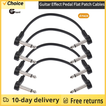 Ggiant AC-8 Guitar Effect Patch Cables &ndash; Flat Design