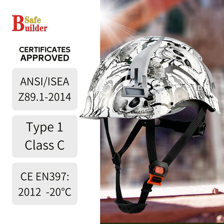 H1X Construction Safety Helmet - Adjustable Ventilation