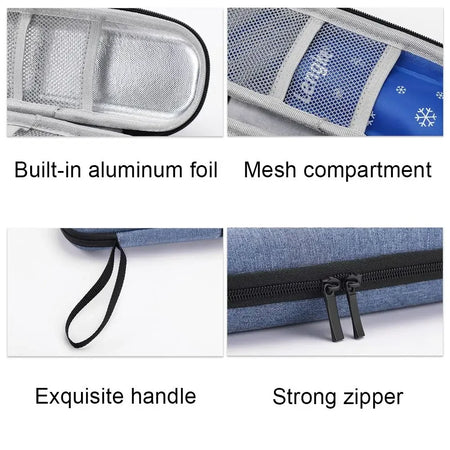 Portable Waterproof Diabetic Insulin Cooling Bag - Ice Pack