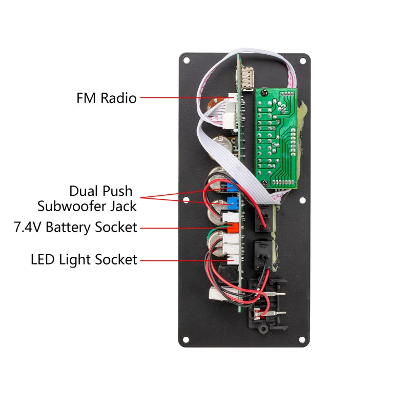 30-120W Bluetooth Amplifier Board &ndash; USB DAC and FM Radio