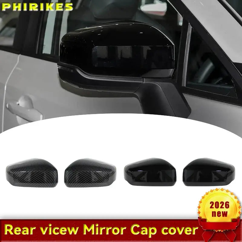 For Toyota RAV4 2026 Glossy Black Rearview Side Mirror Cover Wing Cap Exterior Case Trim Accessories Vehicle Decoration by InterCyprus Trading Ltd