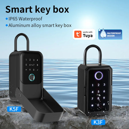 K3F/K5F Waterproof Key Safe Box - Smart Fingerprint Access
