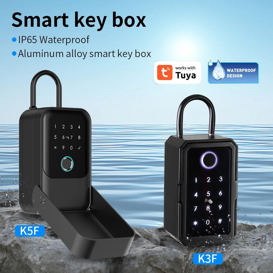 K3F/K5F Waterproof Key Safe Box - Smart Fingerprint Access