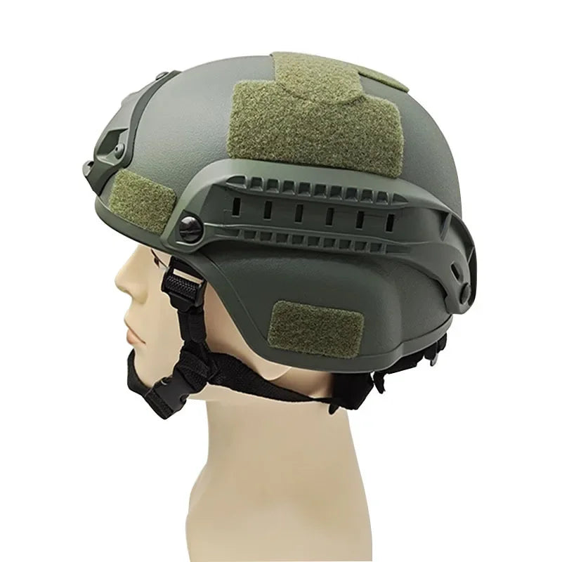 FAST Helmet MICH2000 &ndash; Adjustable Size For Training ArmyGreen