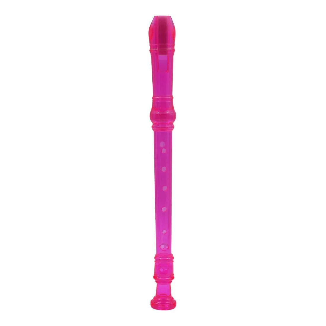 ABS Flute Clarinet Recorder Harp Instrument &ndash; Seven Colors Pink