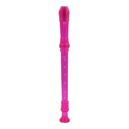 ABS Flute Clarinet Recorder Harp Instrument &ndash; Seven Colors Pink
