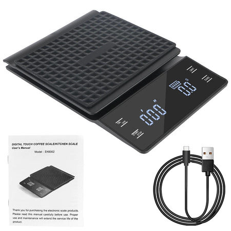 Digital Display LED 3KG Scale 0.1g 29583 &ndash; Auto Timer Chargeable Type