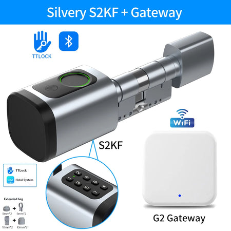 S2KF-TTLOCK &ndash; Biometric Keyless Access With TTlock App S2KF-TT-sliver-G2