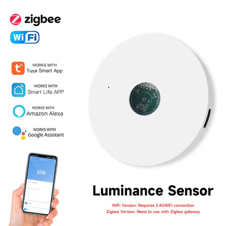 iHseno Tuya WiFi Luminance Sensor for Smart Home Automation