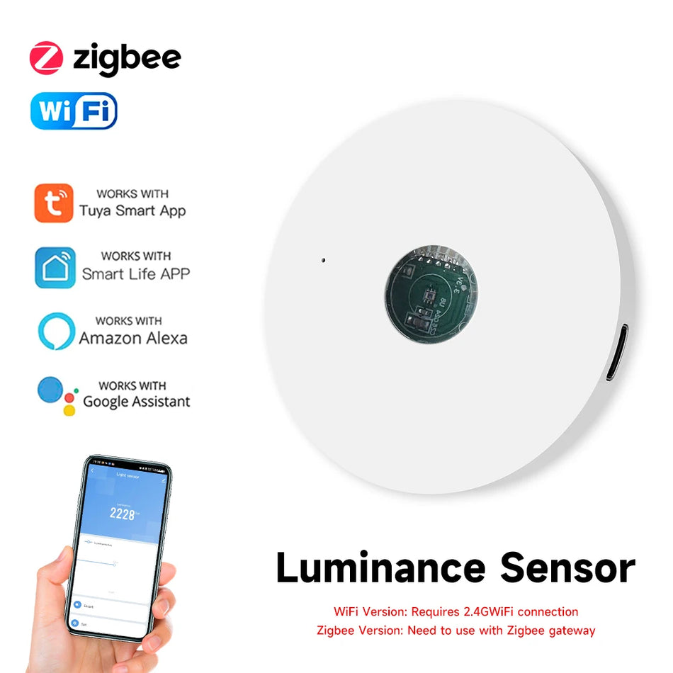 iHseno Tuya WiFi Luminance Sensor for Smart Home Automation