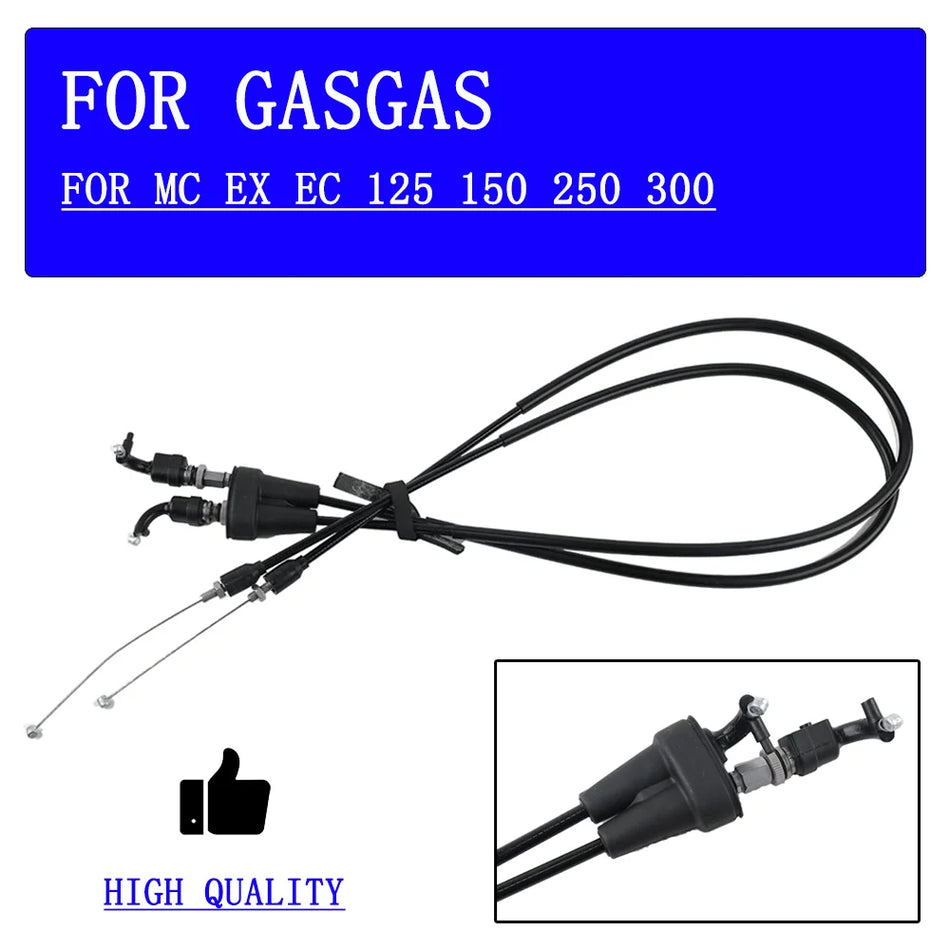GasGas EC EX 125 to 300 Throttle Cables and Fuel Lines, Steel Wire
