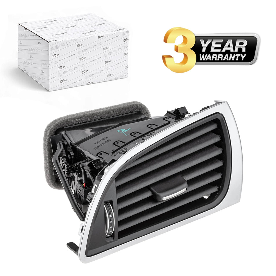 Sestava větracího otvoru palubní desky pro pravého pasažéra plastová a kovová konstrukce pro Audi A6L C7