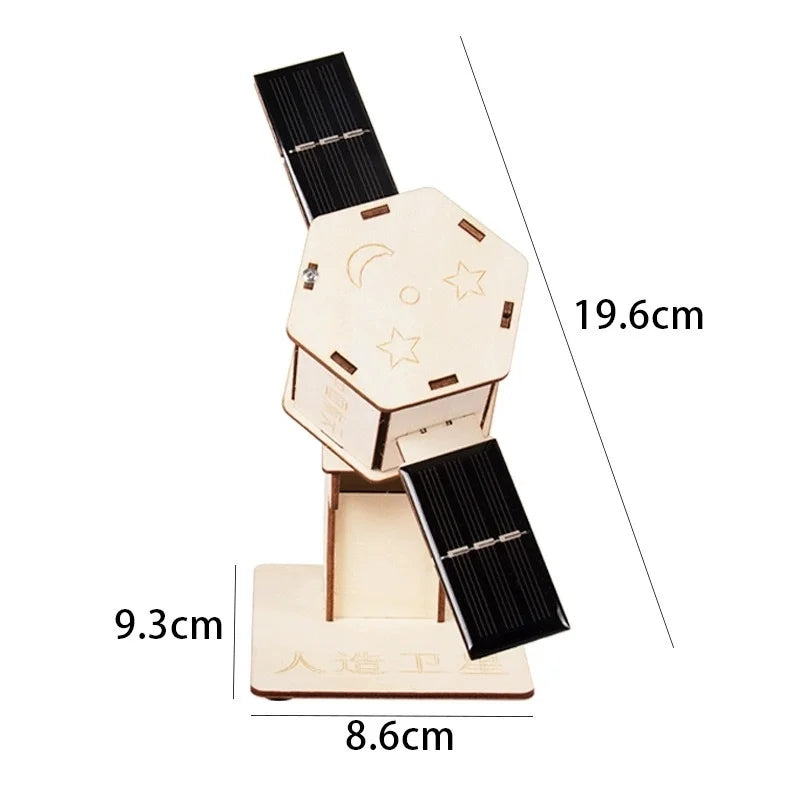 DIY Solar Powered Satellite Model Kit &ndash; STEM Education Toy
