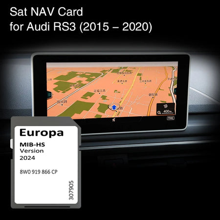 2024 Update Europe UK Maps 8W0919866CP &ndash; Audi RS3 16GB CHINA / for Audi MIB-HS RS3