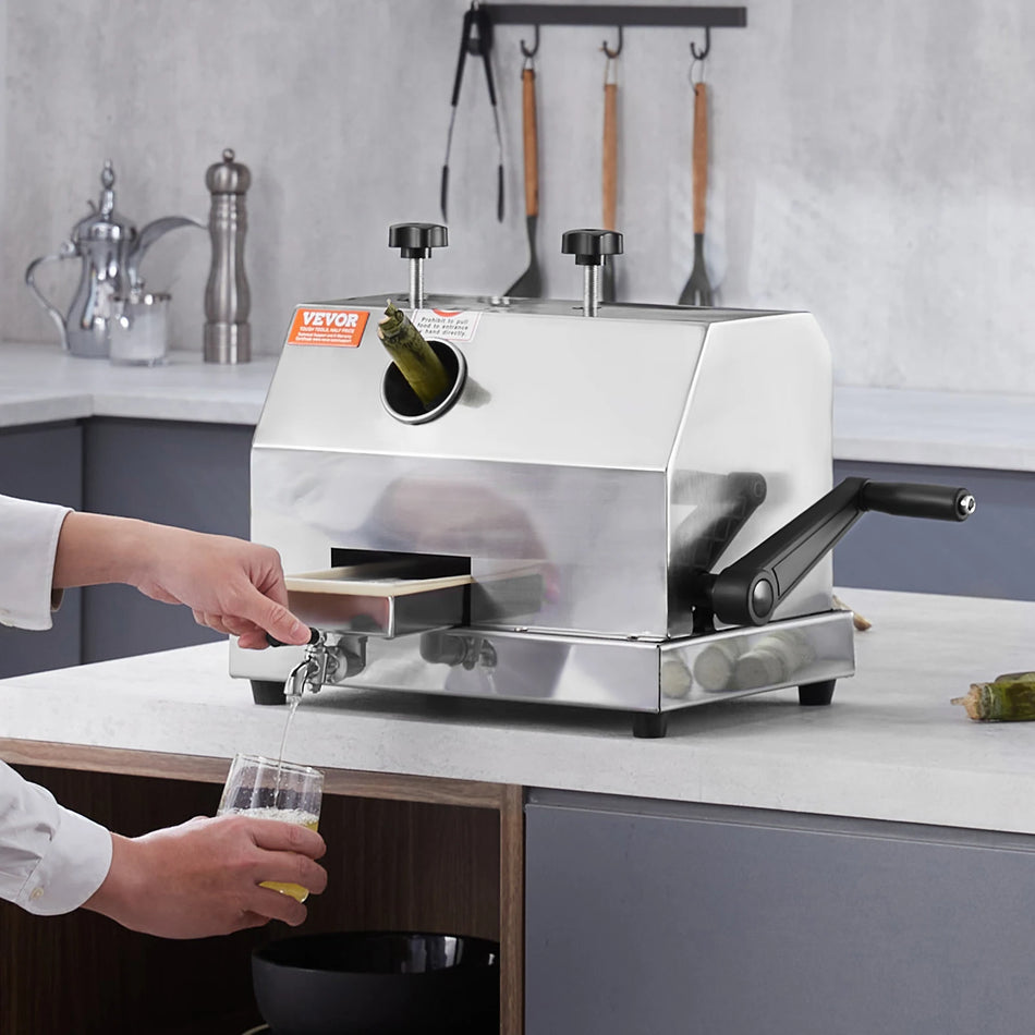 Sockerrörsjuicer 110Lbs Hög Utmatning 3 Rullar