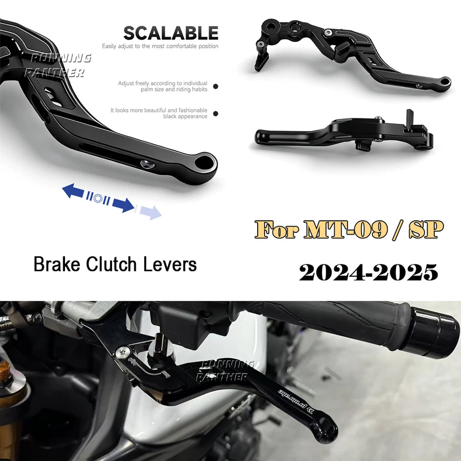 Bremžu un sajūga sviras CNC alumīnija Yamaha MT-09 SP