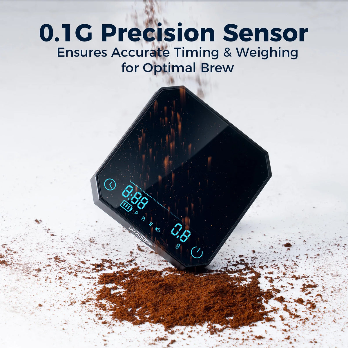 IKAPE Metal Smart Palm Electronic Coffee Scale V3 &ndash; Compact