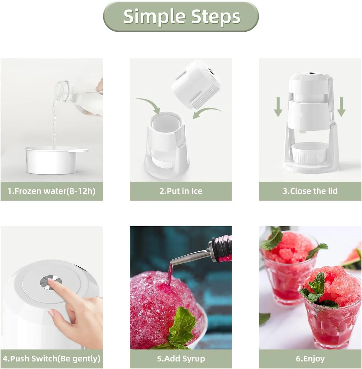 Ice Shaving Machine &ndash; Two Speed Adjustable For Household