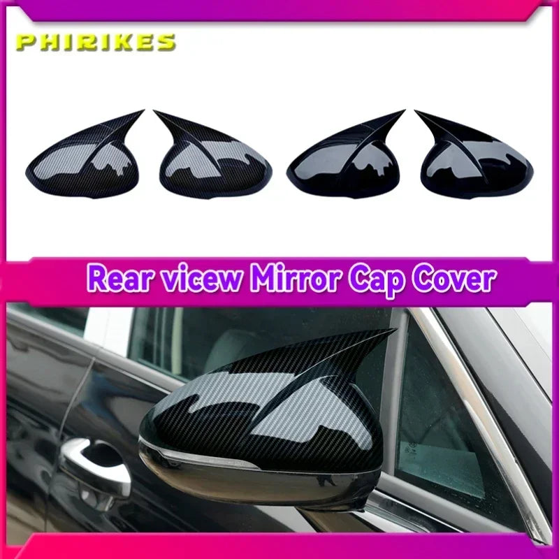 Tampa do alojamento do espelho lateral Kia Optima K5 Preta Brilhante