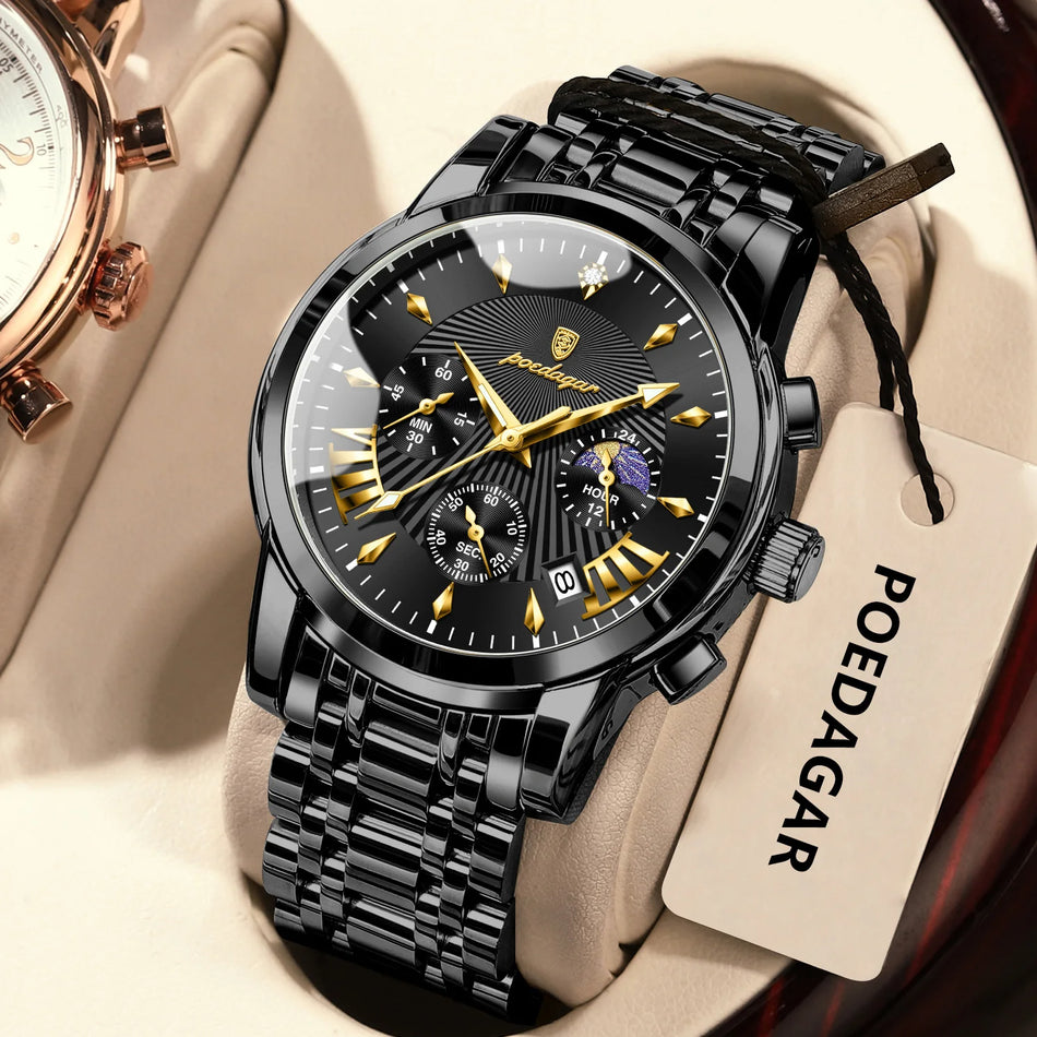 POEDAGAR Original Fashion Men Watch &ndash;Waterproof Chronograph