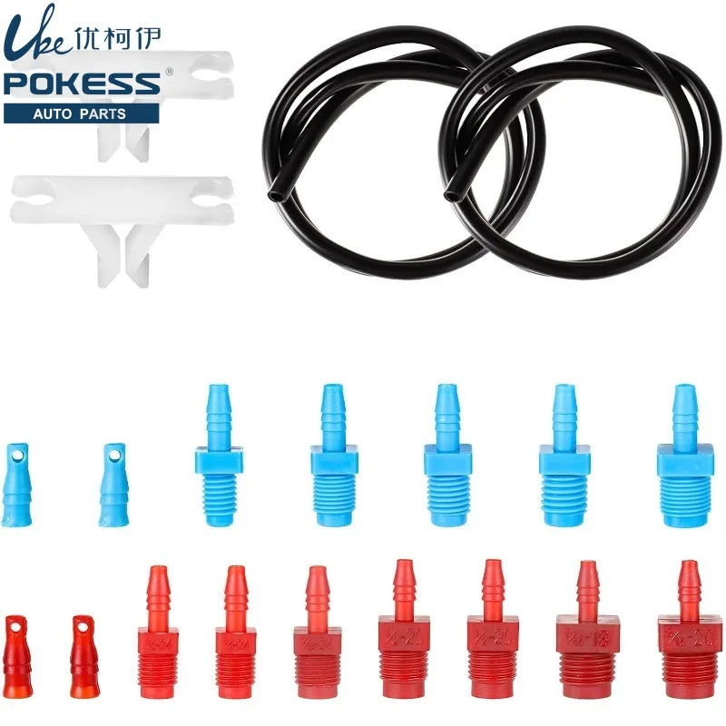 Master Cylinder Bleed Kit, 22-Inch Hose SAE and Metric Fittings