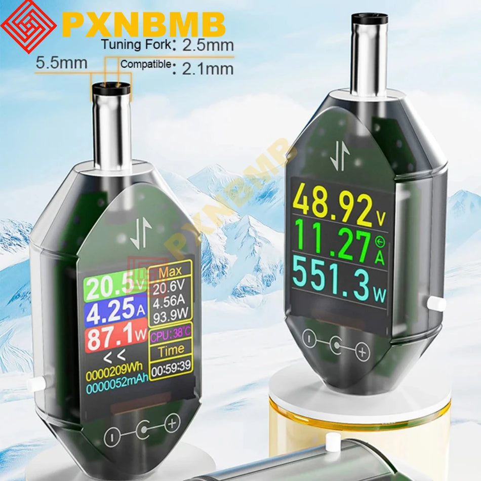 DT550 Digital DC Voltmeter Ammeter Wattmeter, 0-600W, 4.5-50V, Peak 12A