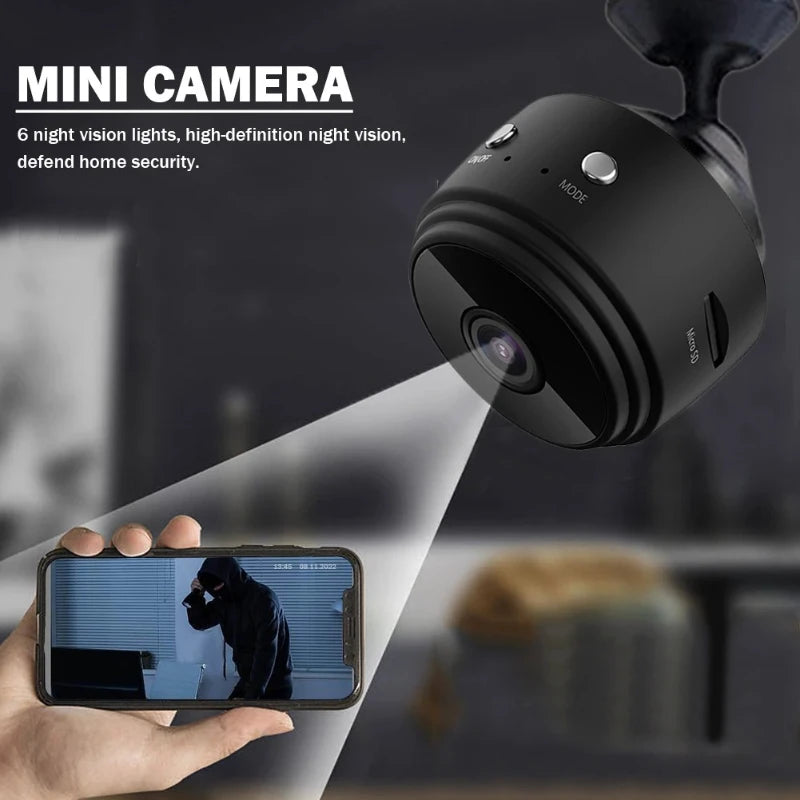 Smart HD 1080p Video Camera with Night Vision &amp; Remote Viewing
