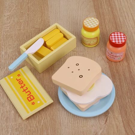 Wooden Kitchen Pretend Play Toaster - Educational Toy