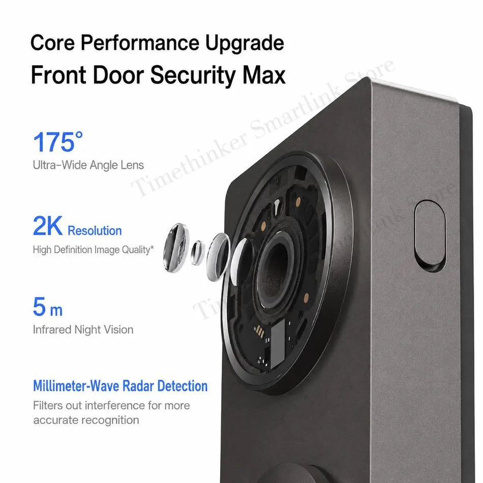 Smart Video Doorbell Hub With Wifi Zigbee And Ai Detection by InterCyprus Trading Ltd