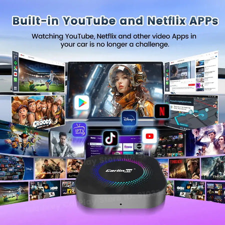 Carlinkit Android 13 CarPlay Android Auto AI Box S2F 8 Core