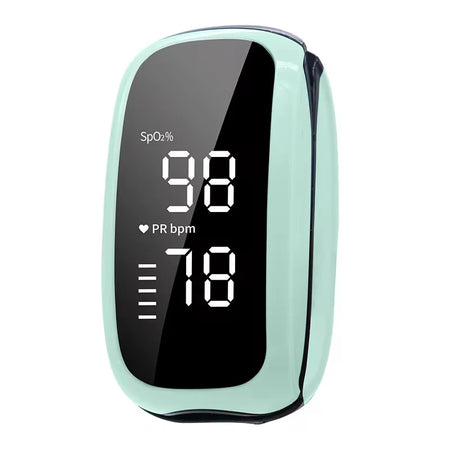 Medical Finger Pulse Oximeter - Fast 8 Second Readings Green