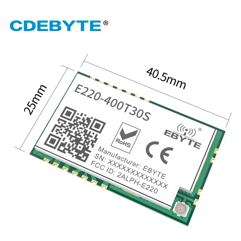 LoRa E220400T30S Wireless Module 30dBm 433 470MHz UART IPEX