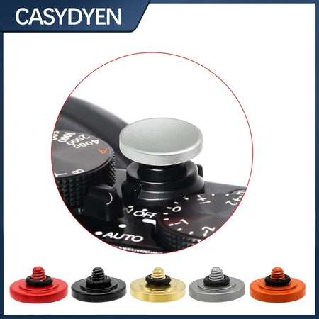 Durable Metal Shutter Release Button for Micro-SLR Cameras - Compatible with Canon, Sony, Fujifilm