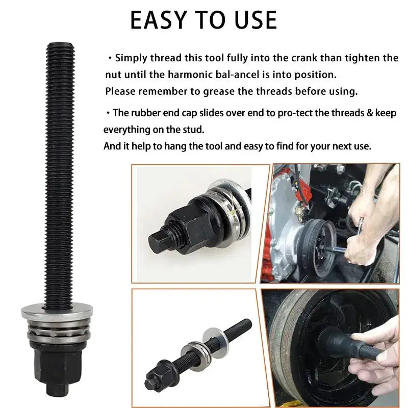 LS1 Harmonic Balancer Installer Crank Puller Crankshaft Installation Tool For GM 1997-Up LS LT Series Engines Gen 3, 4, 5 by InterCyprus Trading Ltd