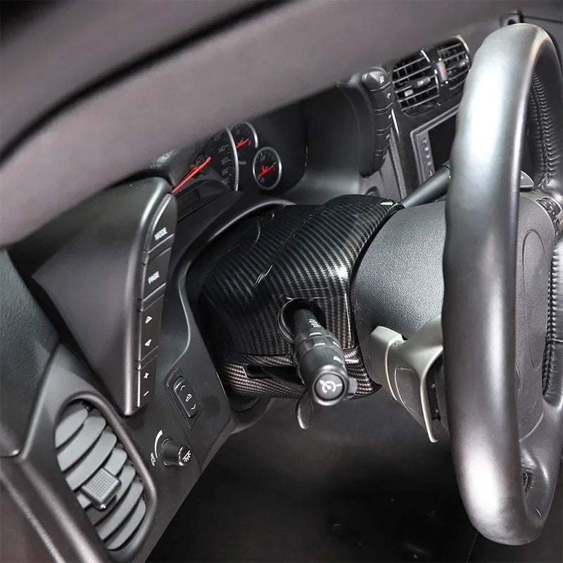 ABS kulfiber-stil ratbasecover til Corvette C6