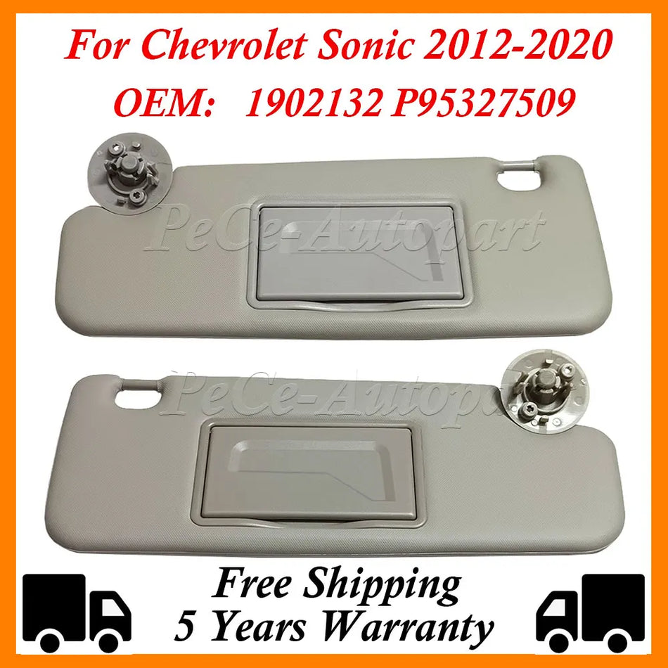 Visera parasol de repuesto para Chevrolet Sonic Spark Cruze Aveo