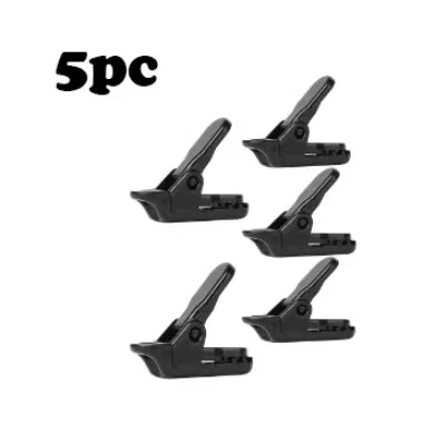 Awning Clamp Tarp Clips &ndash; Ultimate Outdoor Stability black-5pc