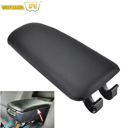 Car Armrest Latch Lid Center Console Cover Center Clip Catch PU Leather Arm Rest Cap For Audi A4 B6 B7 2002-2008 Accessories by InterCyprus Trading Ltd