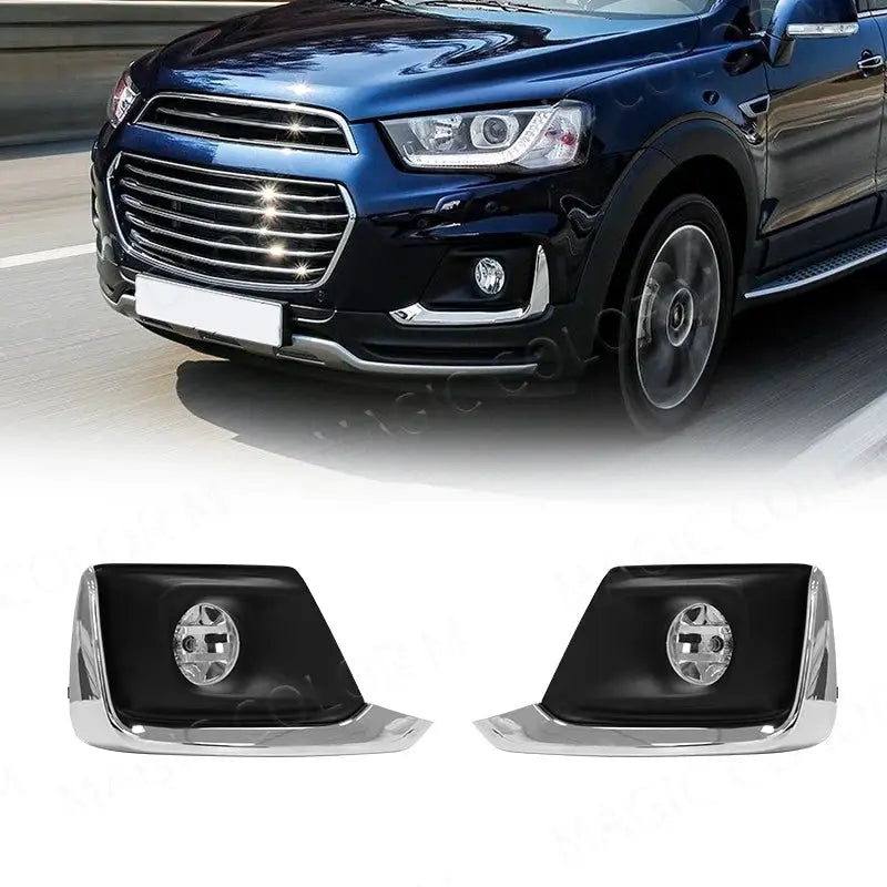 Car Front Bumper Fog Light for Chevrolet Chevy Captiva 2016 2017 With Wires Switch Auto Driving Spot Lamp Assembly Kit by InterCyprus Trading Ltd