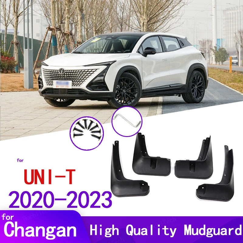 ABS Modderflappen Voor Changan UNI-T Voor- en Achter Spatbeschermers 2020-2023