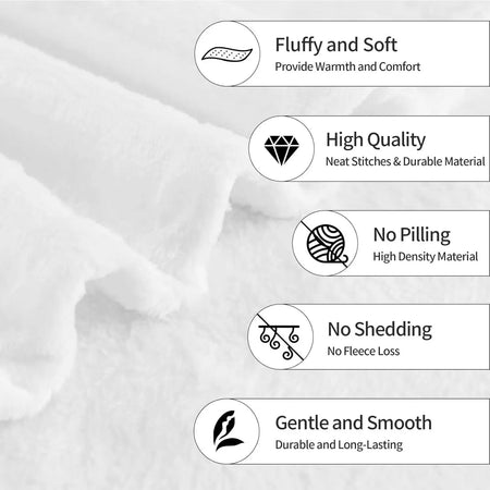 YAKEE Electric Blanket Full - Soft Warm Heating Auto Shutoff