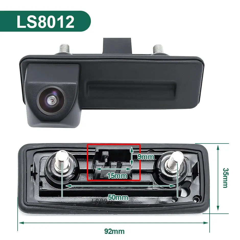 AHD 1080P Trajectory Vehicle Trunk Handle Car Reverse Backup Camera For VW Skoda Octavia 2 3 A5 Fabio Yeti Superb Audi A1 A3 by InterCyprus Trading Ltd