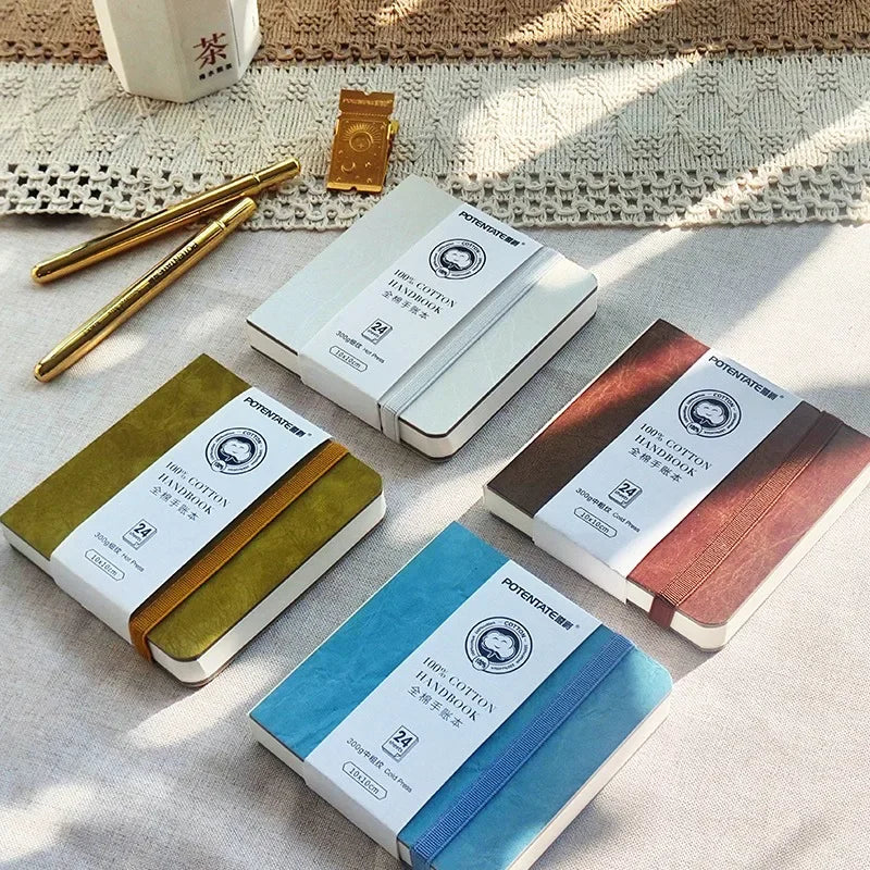 POTENTATE Linen-Bound Hardcover Artists Paper Pads &ndash; Smooth