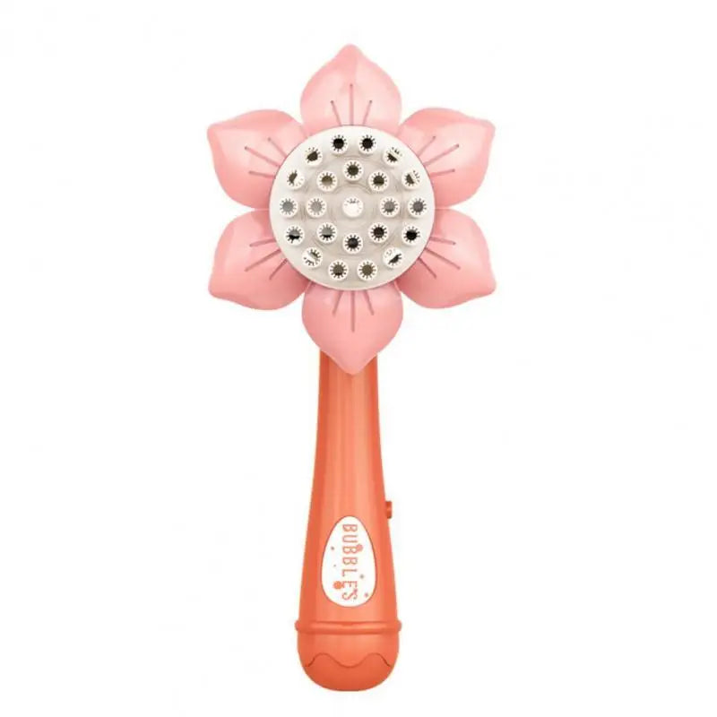 23 Holes Bubble Gun &ndash; Fun Outdoor Bubble Blowing Pink