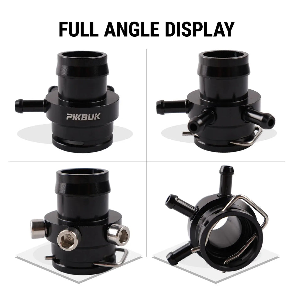 PIKBUK Aluminum Auto Turbo Boost Gauge Tap Adaptor For VW GOLF MK6 AUDI A3 4 TT Leon 1.8 2.0TSI EA888 2gen 1.8t 2.0t Engine by InterCyprus Trading Ltd