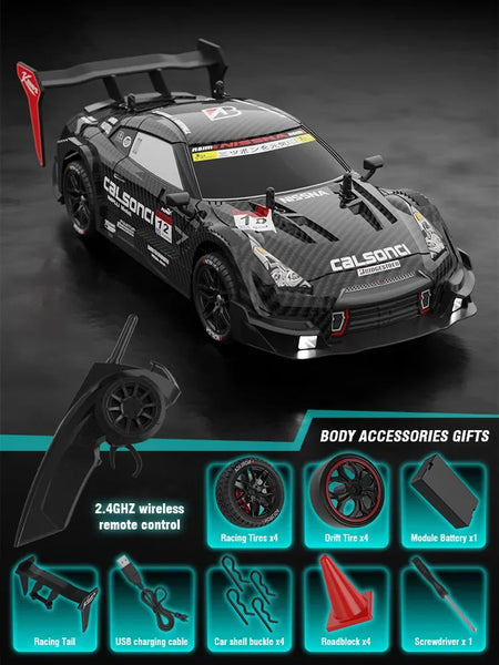 RC Car 4WD 1/14 Remote Control Drift Car &ndash; Speed 50 Km/h black