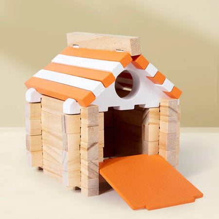 114 Pieces Tenon and Mortise Blocks &ndash; Montessori Toy