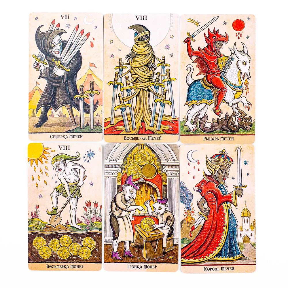 Trionfi Della Luna Tarot Cards &ndash; 81 Card Divination Deck